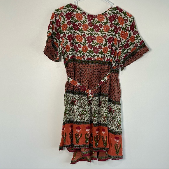 Nwt Raga enchanted forest mini boho wrap dress size small Women’s Floral Boho - Picture 6 of 9